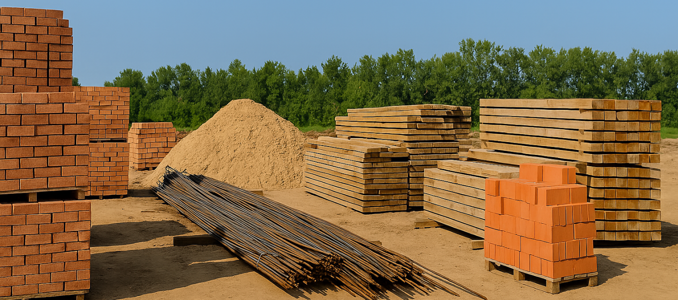 Экспертный анализ рынка строительных материалов в 2025 году: падение спроса, импортозамещение и распределение по регионам.