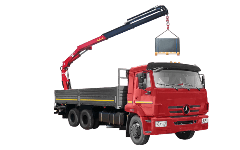 Автомобиль бортовой 9т с манипулятором